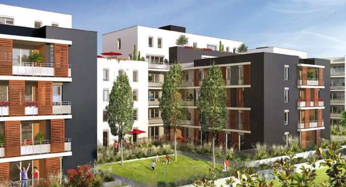 résidence neuve 9 Town à lyon Vaise par le promoteur immobilier Noaho